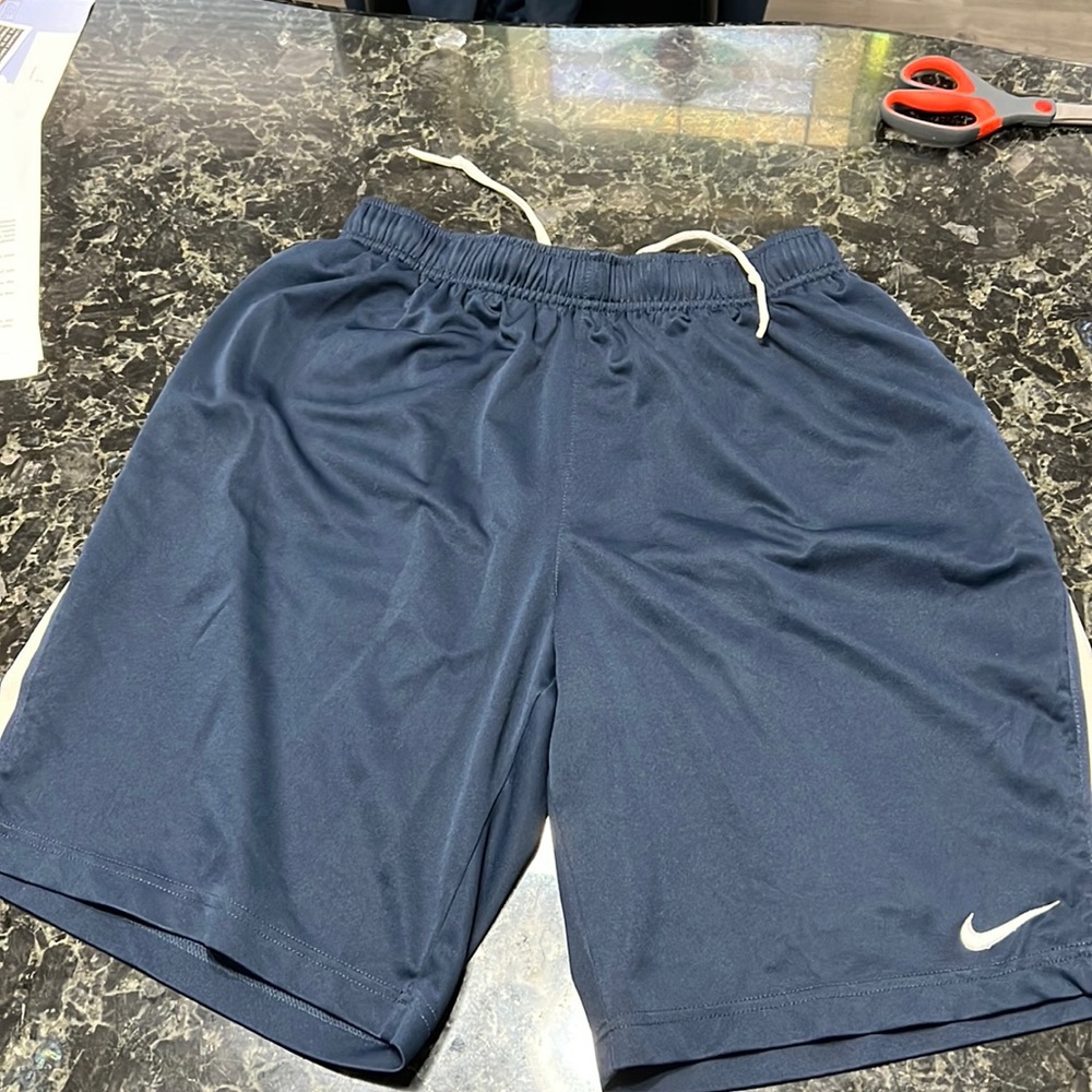 Blue Nike 7 inch short